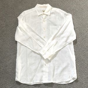 Tommy Bahama white linen button down.